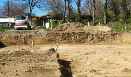 Réalisation de terrassement de maison à Rilhac-Rancon